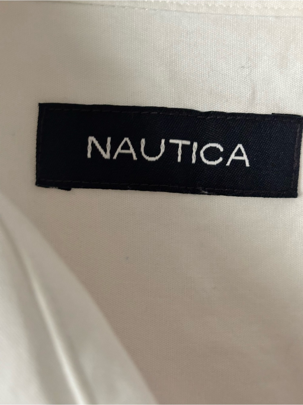 Men’s  White Long-Sleeve Dress Shirt 100% Cotton - Picture 3 of 5